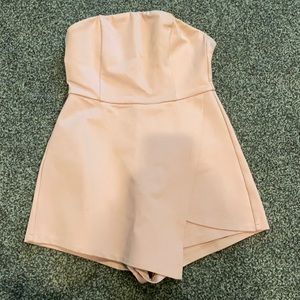 Super down pink mini romper